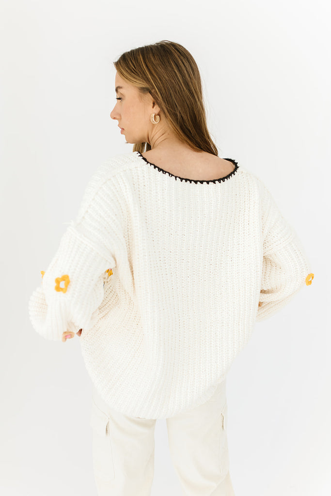 far away patchwork crochet sweater