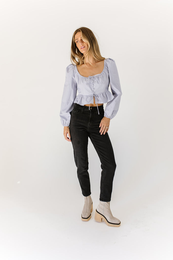 adrienne puff sleeve blouse