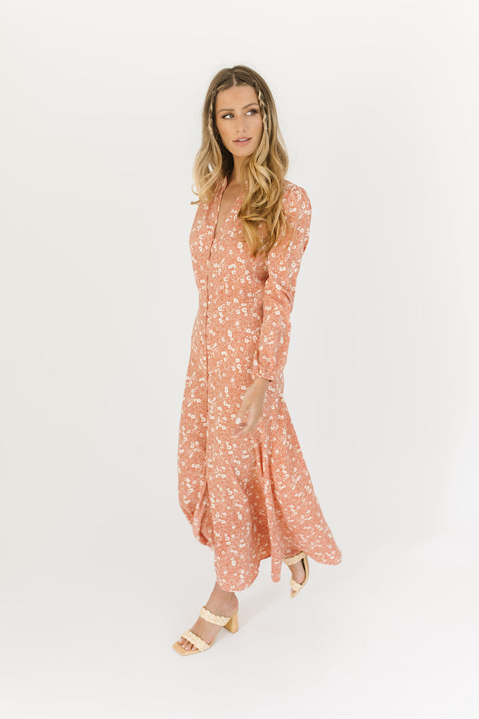 yesterday button dress