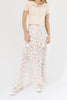 whimsy floral maxi skirt