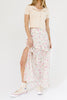 whimsy floral maxi skirt
