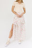 whimsy floral maxi skirt