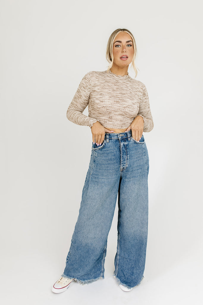 donny mock neck top