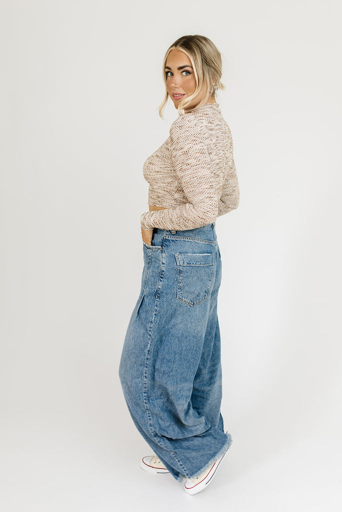 donny mock neck top