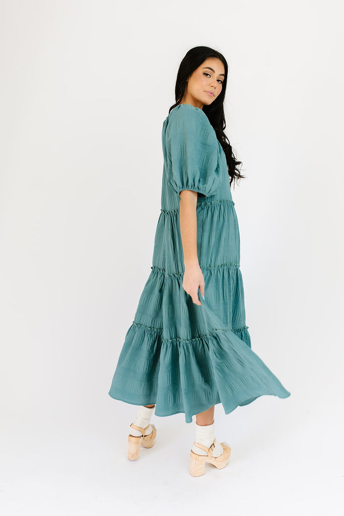 daymaker dress // teal *zoco exclusive*