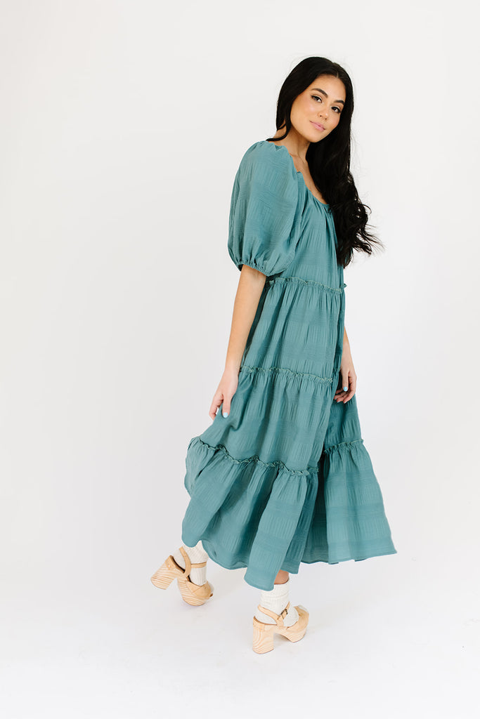 daymaker dress // teal *zoco exclusive*