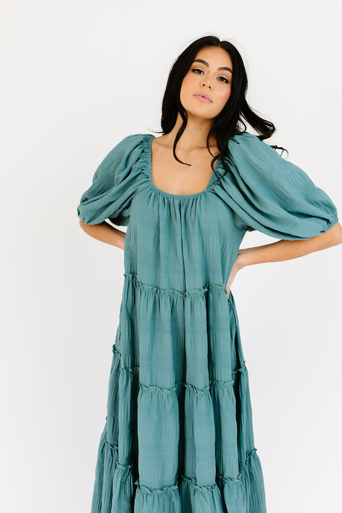 daymaker dress // teal *zoco exclusive*
