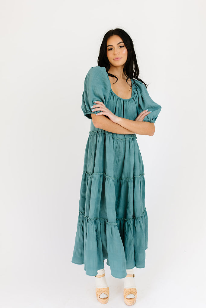 daymaker dress // teal *zoco exclusive*