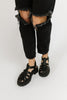 delaney fisherman platform in black // free people