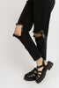 delaney fisherman platform in black // free people