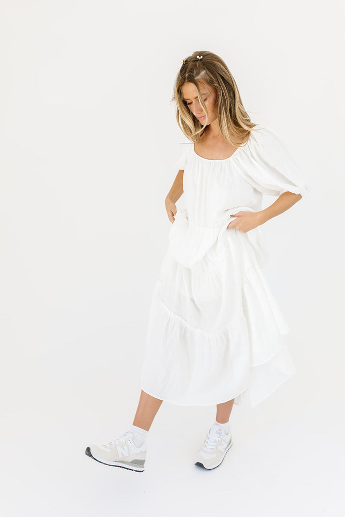 daymaker dress // white *zoco exclusive*