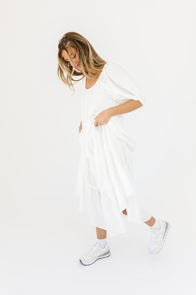 daymaker dress // white *zoco exclusive*
