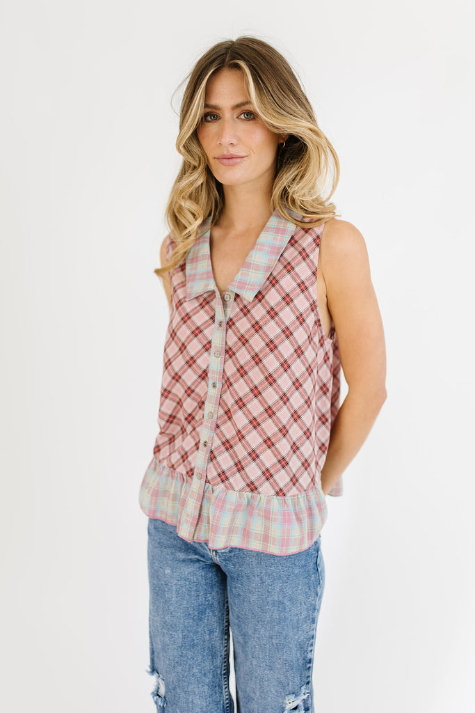 you choose plaid tank