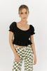 time out smocked top
