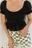 time out smocked top
