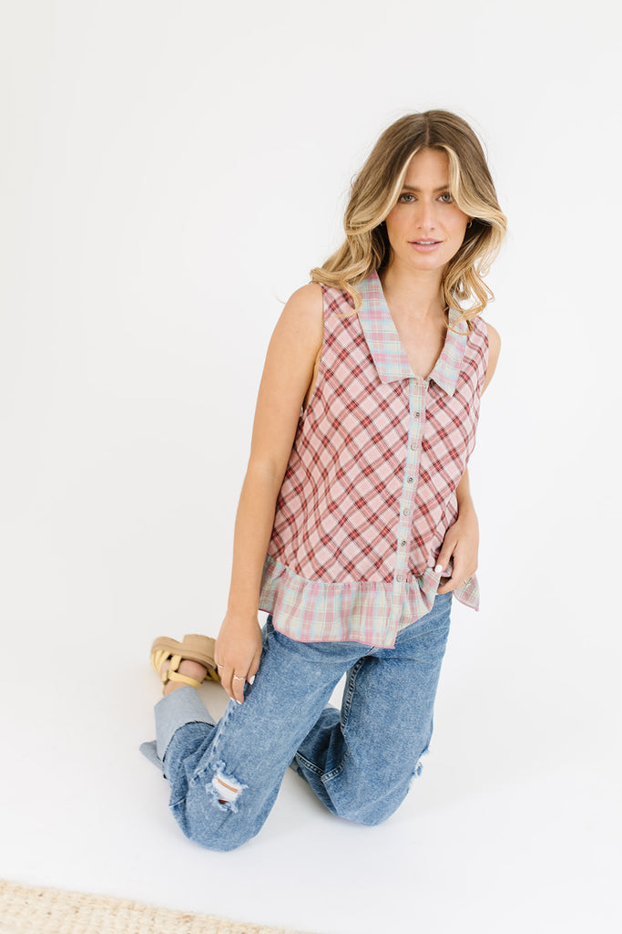 you choose plaid tank