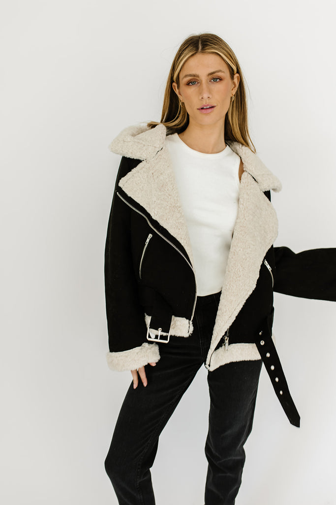 goodnight suede jacket