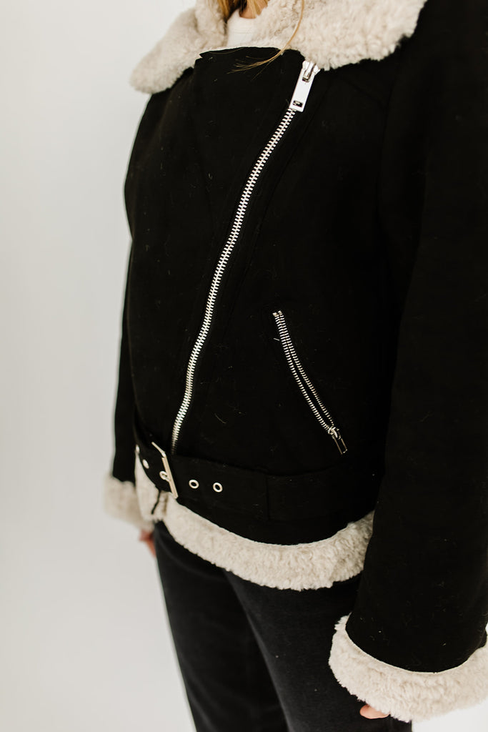goodnight suede jacket