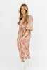 clara floral midi dress