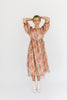 clara floral midi dress