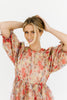 clara floral midi dress