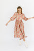 clara floral midi dress