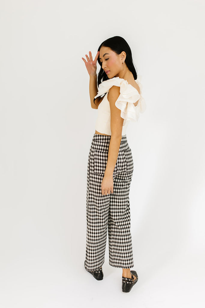 fly away ruffle top