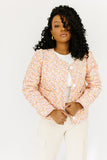 tiffany floral quilted jacket