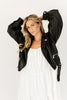 chicago faux leather jacket
