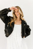 chicago faux leather jacket