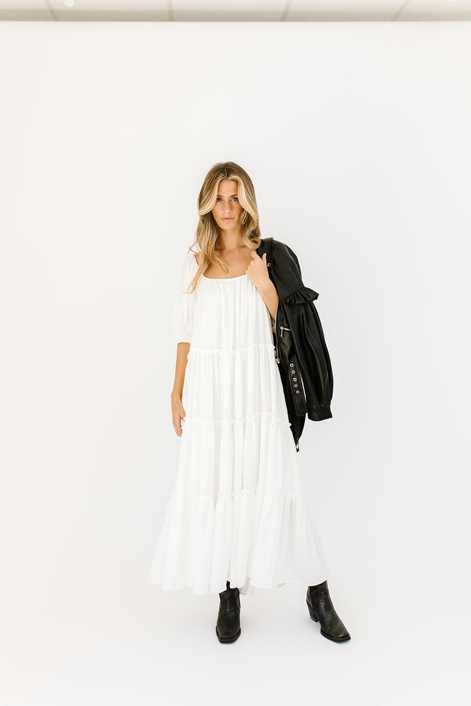 daymaker dress // white *zoco exclusive*