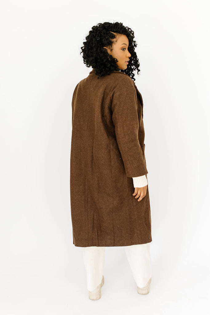 brooklyn trench coat // chestnut