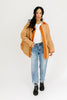 samantha quilted jacket // pumpkin