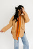 samantha quilted jacket // pumpkin
