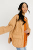 samantha quilted jacket // pumpkin