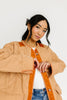 samantha quilted jacket // pumpkin