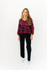afterglow plaid top