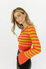 becca striped sweater