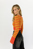 becca striped sweater