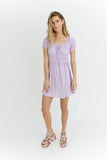 lavender dreams mini dress