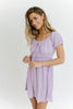 lavender dreams mini dress