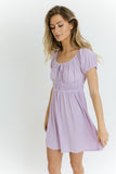 lavender dreams mini dress