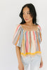 so into you striped blouse
