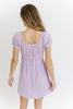 lavender dreams mini dress