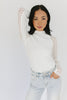 something sweet lace top // white