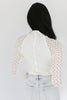 something sweet lace top // white