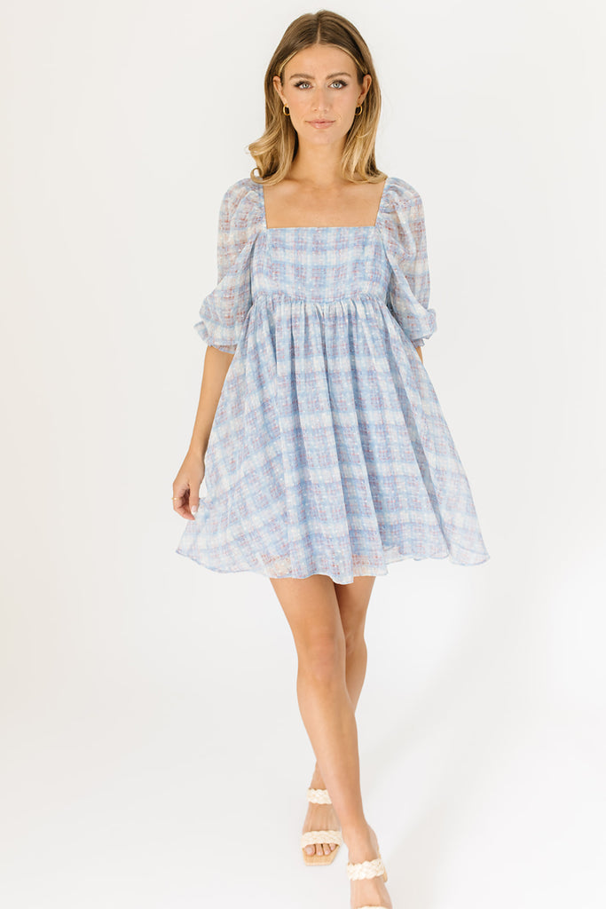 aurora plaid mini dress shop zoco