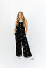 gemma embroidered overalls // black