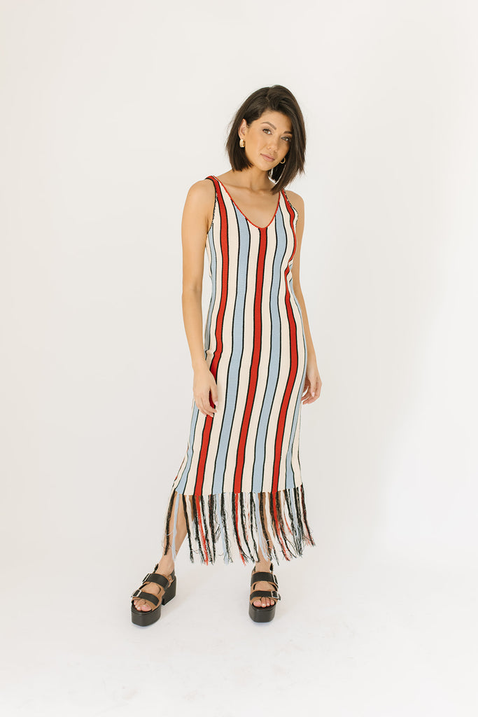 summer soiree striped dress