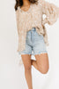 look ahead denim shorts